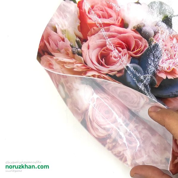 پاکت زیپ کیپی مخصوص مراسم جشن (طرح رز) | 32*22 | بسته 1 کیلویی - تصویر 2